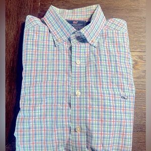 Vineyard Vines Men's Slim Fit Tucker Shirt Button Down Shirt size medium